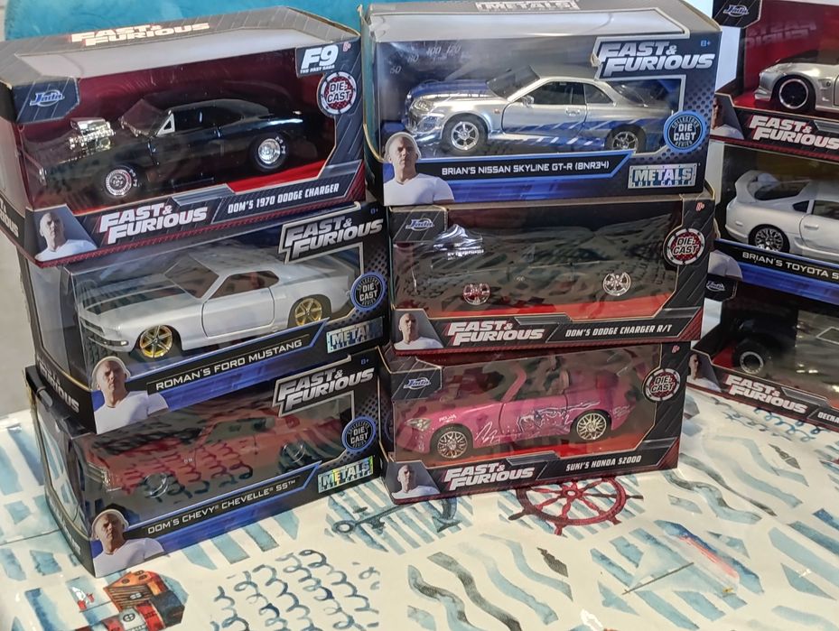 Coleção de miniaturas velocidade furiosa 1/32