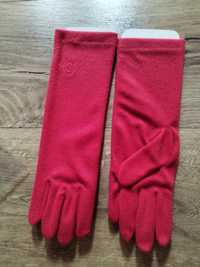Czerwone rękawiczki nowe rozmiar S/M