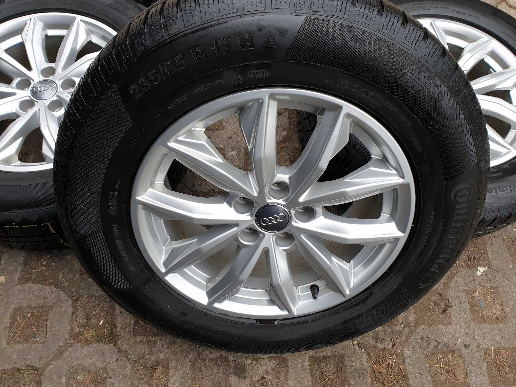 Felgi aluminiowe 17" 5x112 Audi Q5 z oponami zimowymi