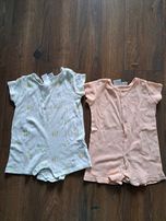 Rampersy rampers zara 80 2pak dwie sztuki
