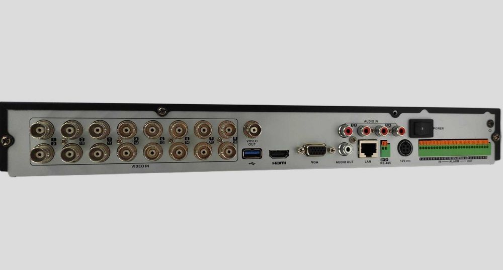 Rejestrator Hikvision DS-7616HUHI-F2/N | 16-kanałów | IP + analogowe