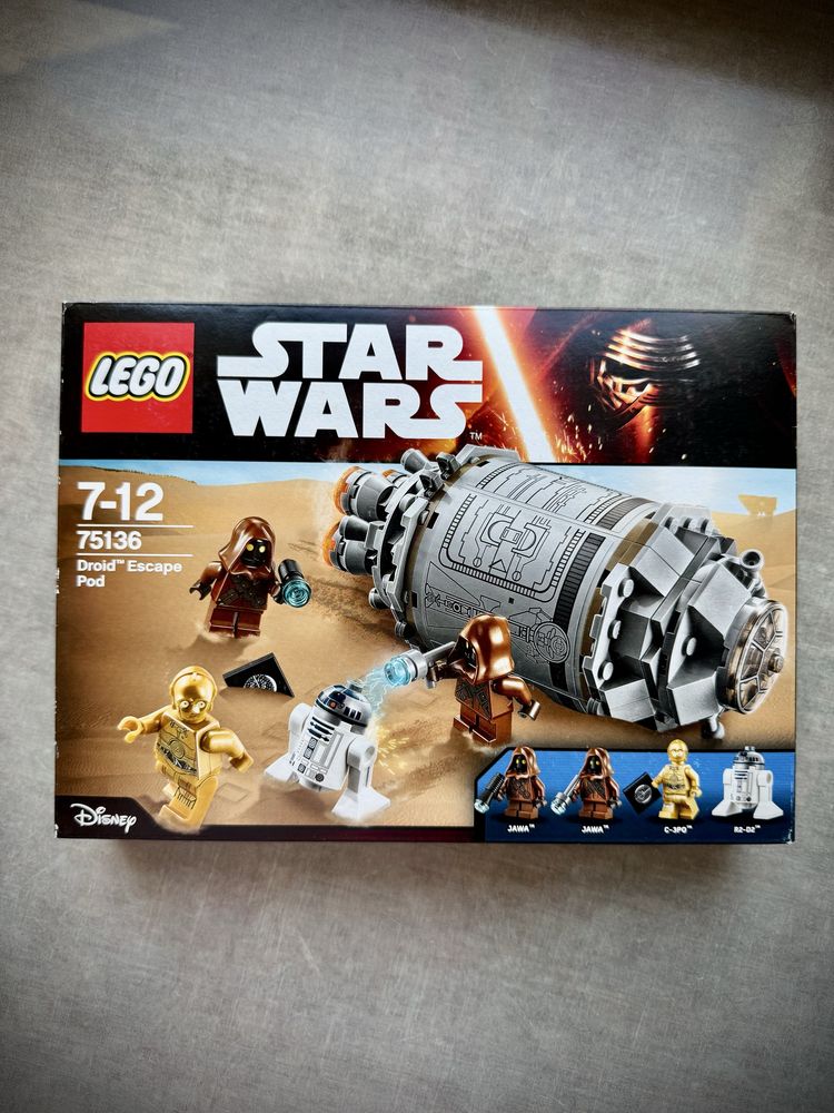 LEGO 75136 Star Wars Kapsuła ratunkowa Droidów [BEZ FIGUREK]