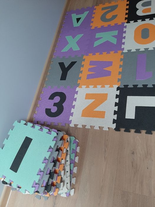 Mata piankowa literki i cyferki