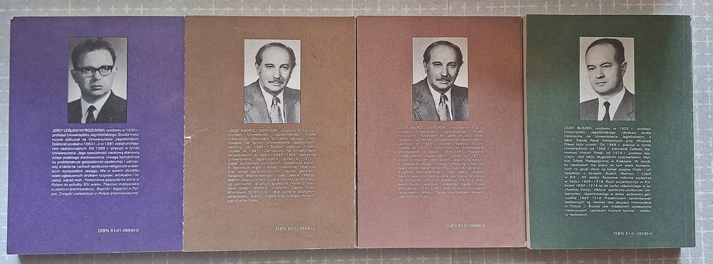 Historia Polski - do 1505, 1505 - 1764, 1764 - 1864, 1864 - 1948