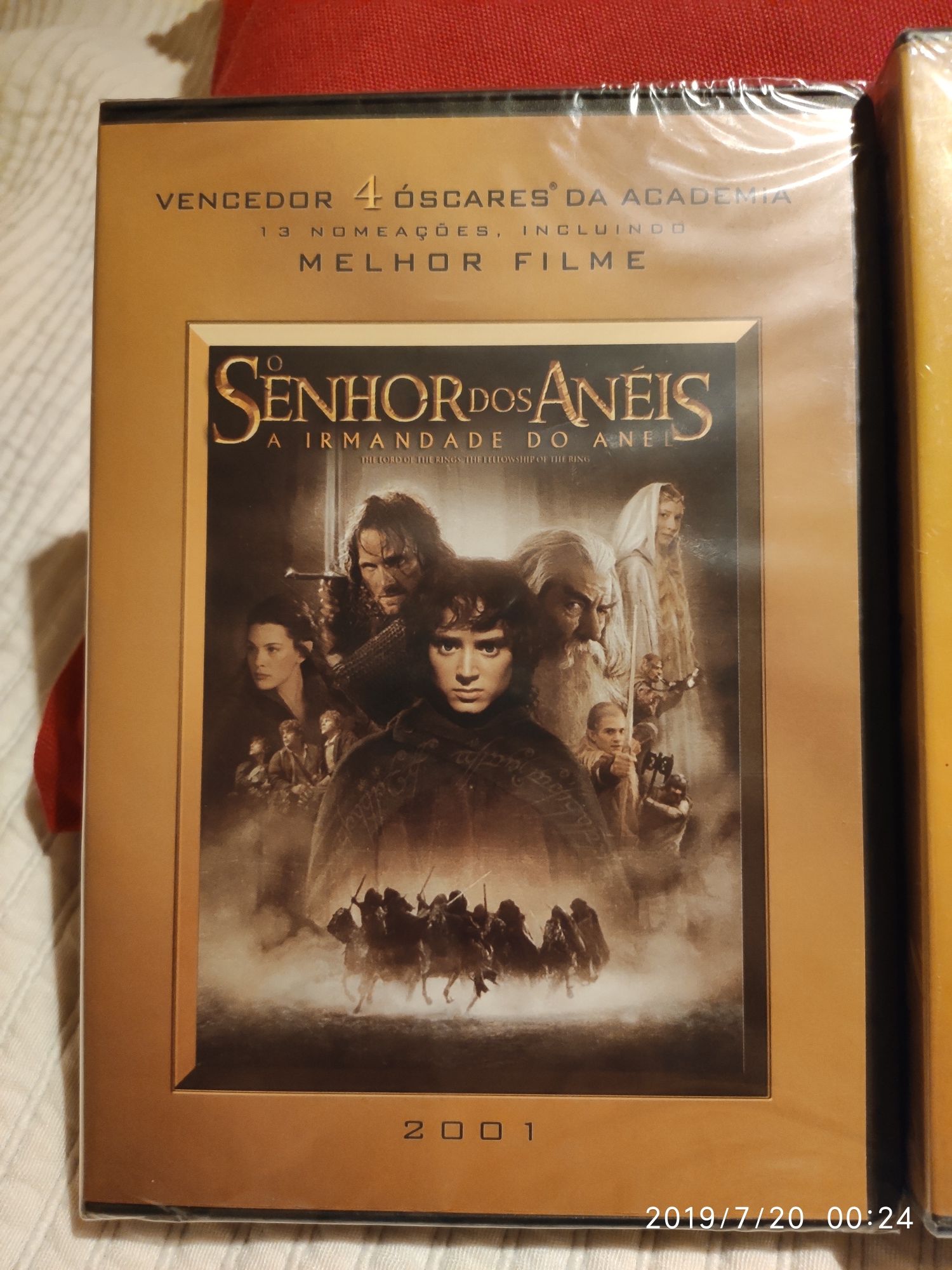 [selados] DVD Filmes Trilogia do Senhor dos anéis