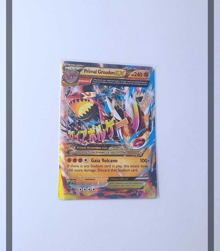 Primal Groudon Ex 86/160 PRC Pokemon ENG-NM