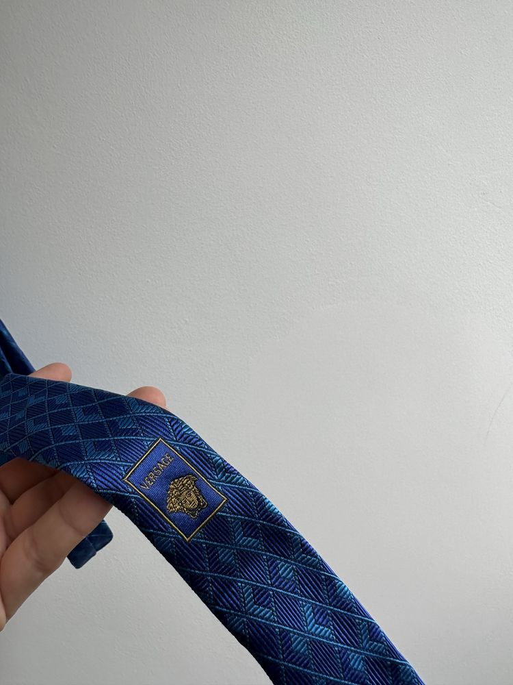 Krawat 100% jedwab Versace