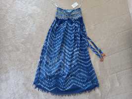 Blue island sukienka spódnica plażowa S-M