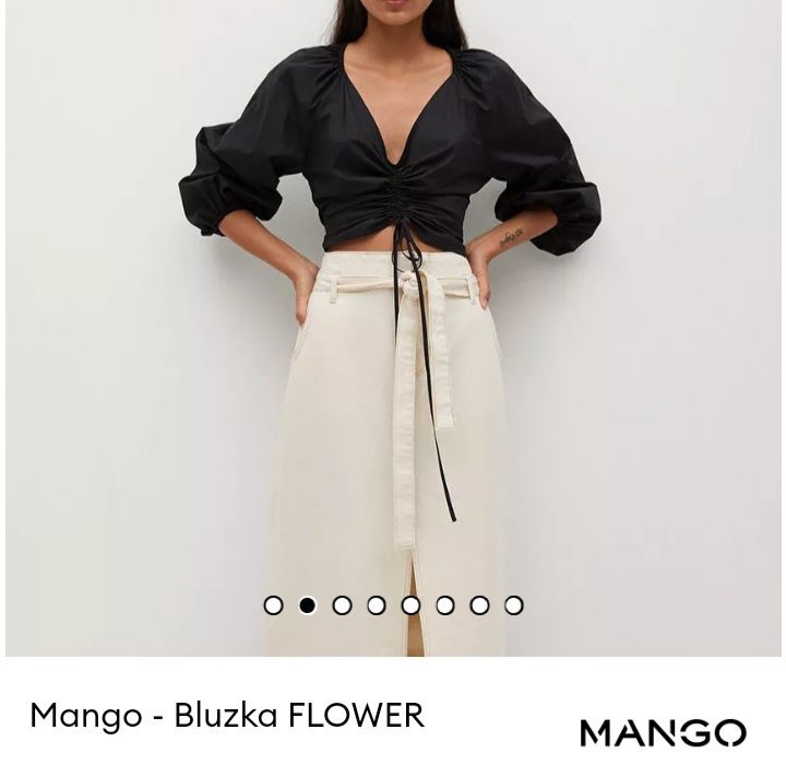 Bluzka Mango czarna S nowa