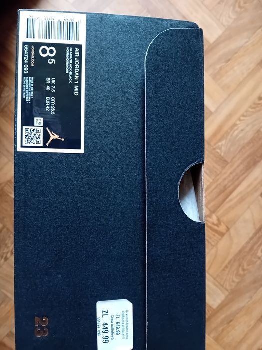 Nike air jordan 1 mid rozmiar 42 26,5 stan bdb