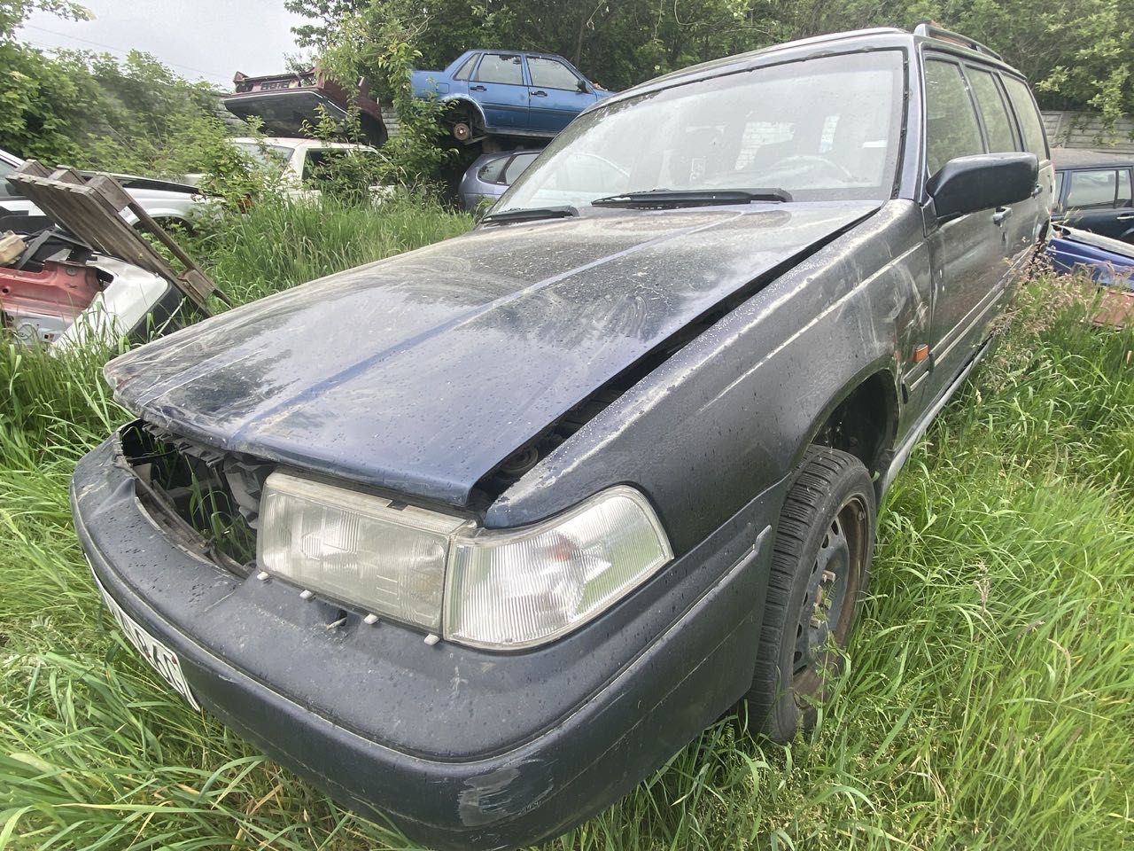 Volvo 960/S90/V90 zderzak z belką i absorberem komplet do lakierowania