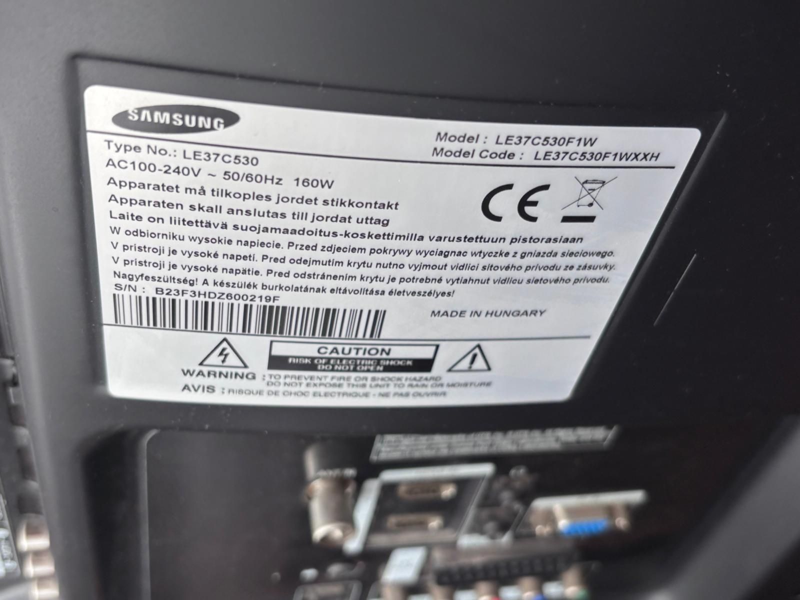 Tv Samsung 37" LE37C530
