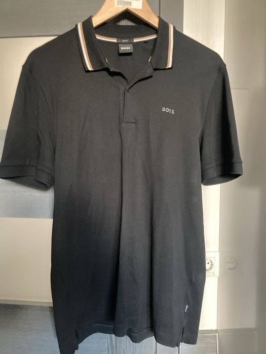 Поло BOSS оригінал чорна