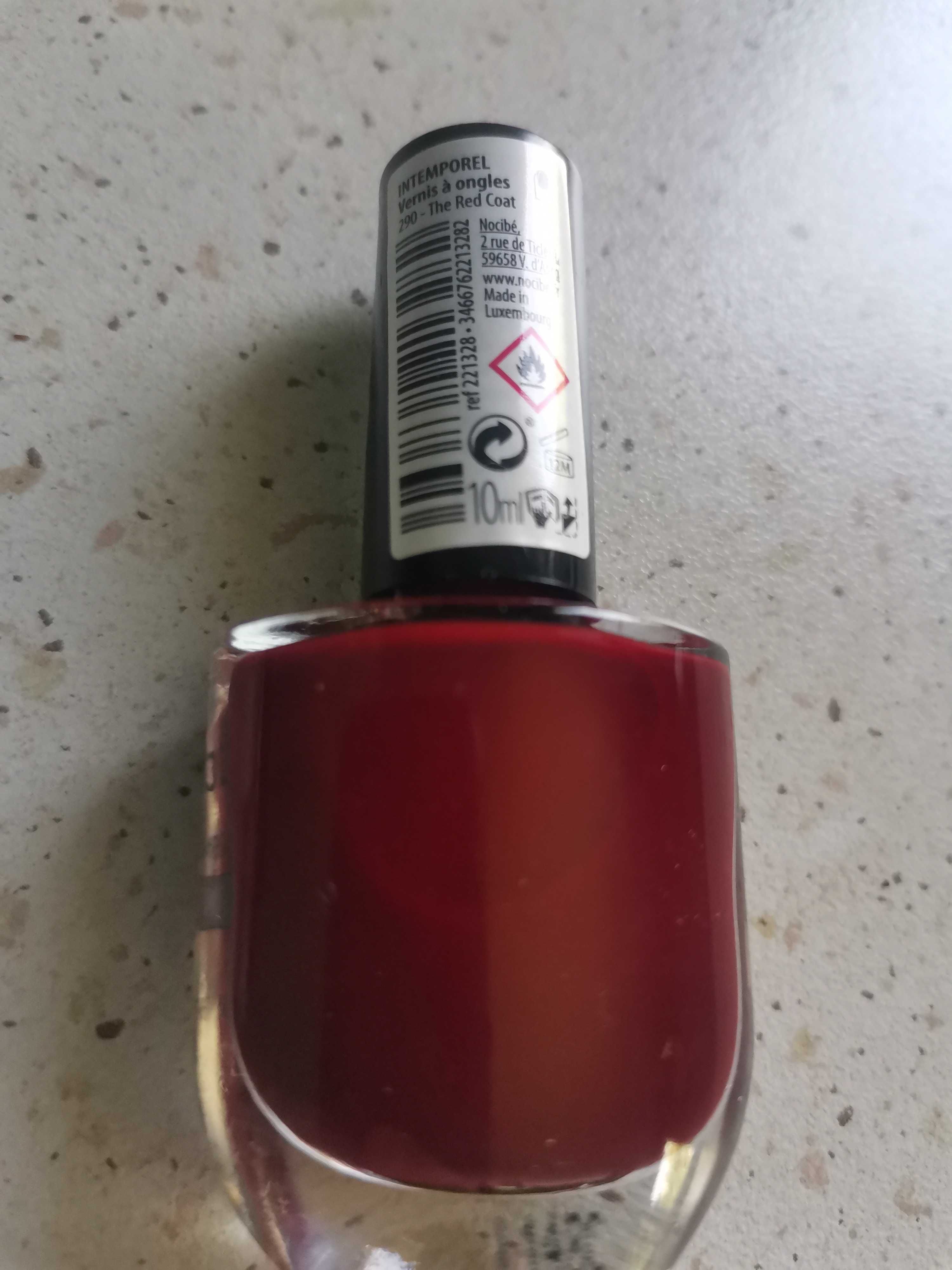 lakier do paznokci nocibe red