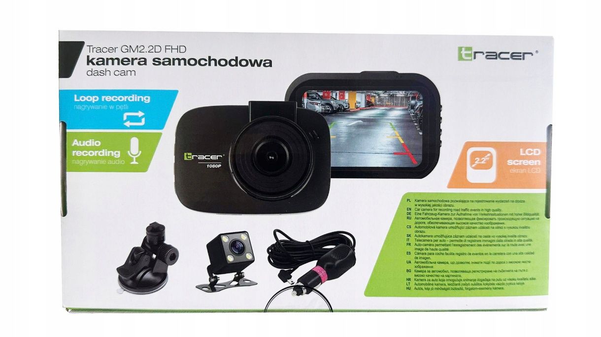 Kamera samochodowa sportowa Tracer GM2.2D Full HD