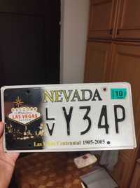 Nevada Las Vegas tablica USA tłoczona najtaniej