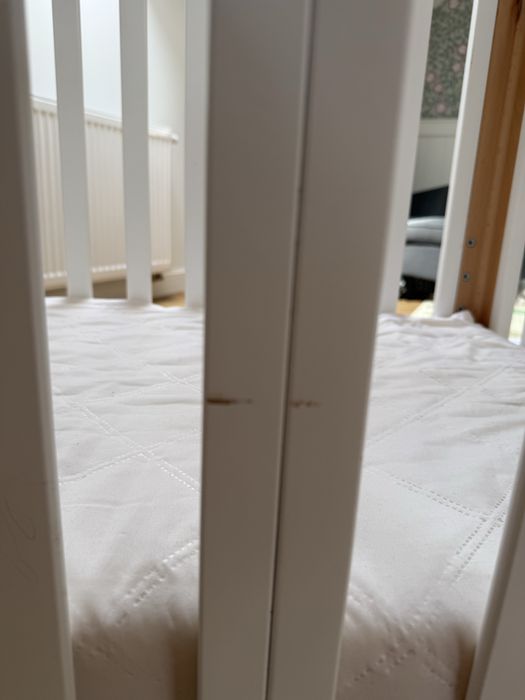 Łóżeczko Kinderkraft KOYA 4w1 – białe, stan bardzo dobry