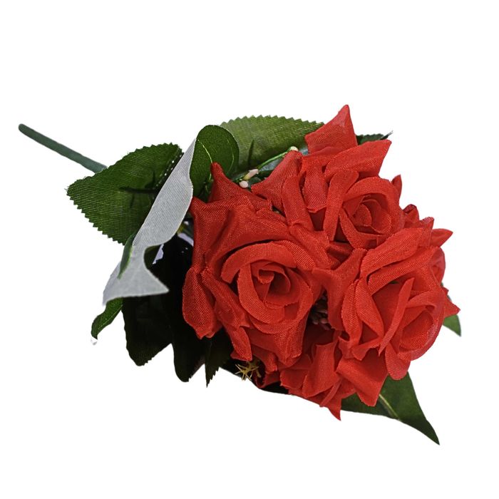 BUKIET RÓŻ Różyczki w bukiecie Sztuczne Kwiaty Na Piku Do Wazonu