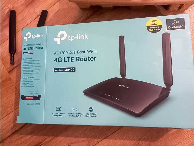Router TP-Link | Na kartę SIM | 4G LTE - Archer MR400