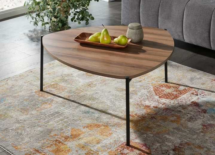 Designerska ława stolik trójkątna szara antracyt (L)