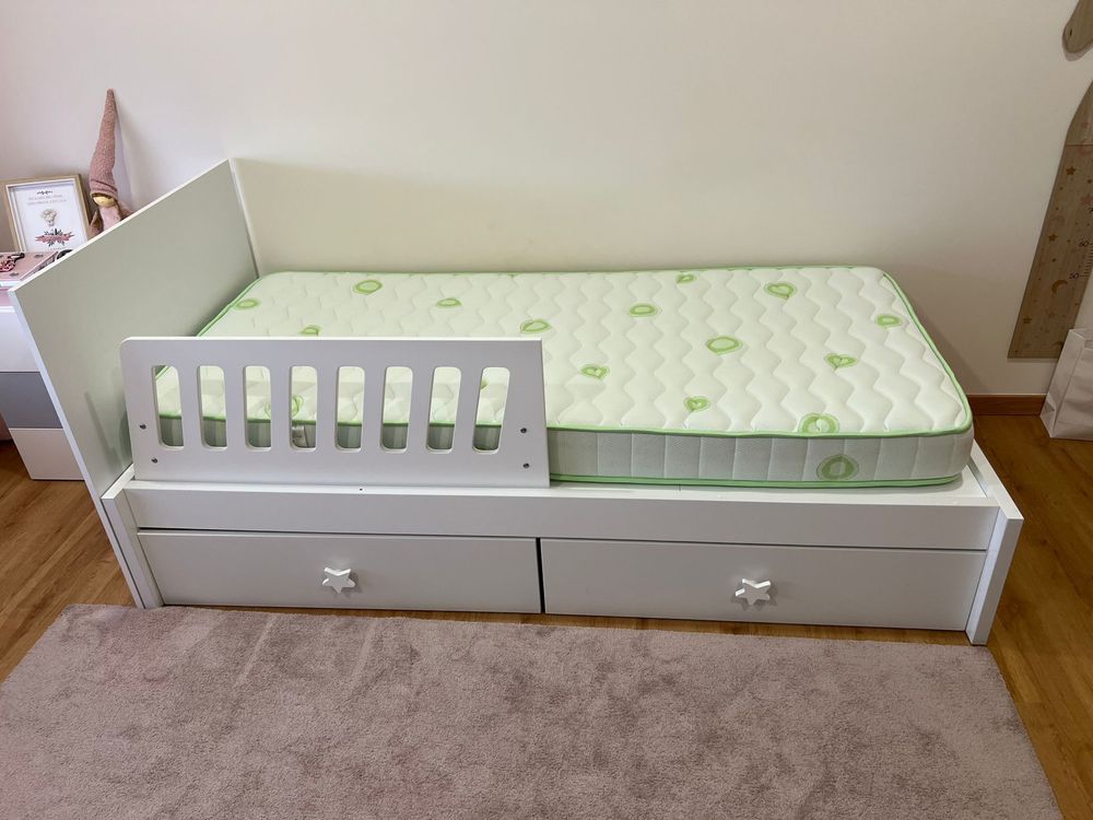 Cama convertivel Alondra Sero Bubble Grey