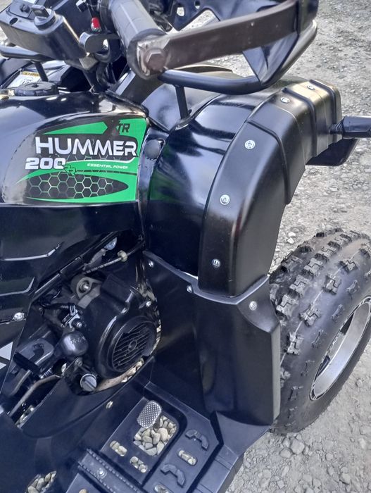 Quad Hummer 200 automat+R duży XXXL koła 10 cal