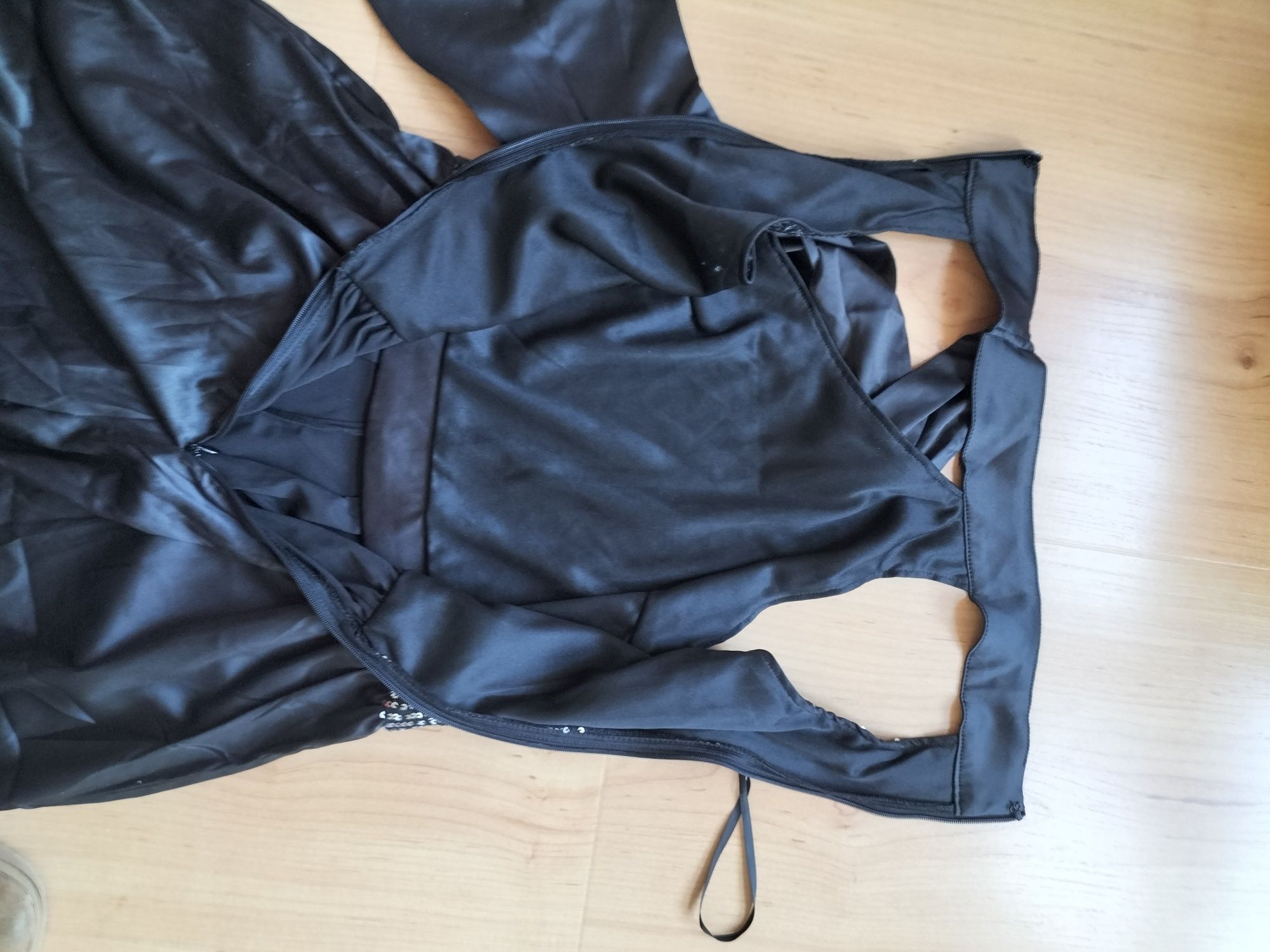 Macacão preto/prateado Shein  Novo