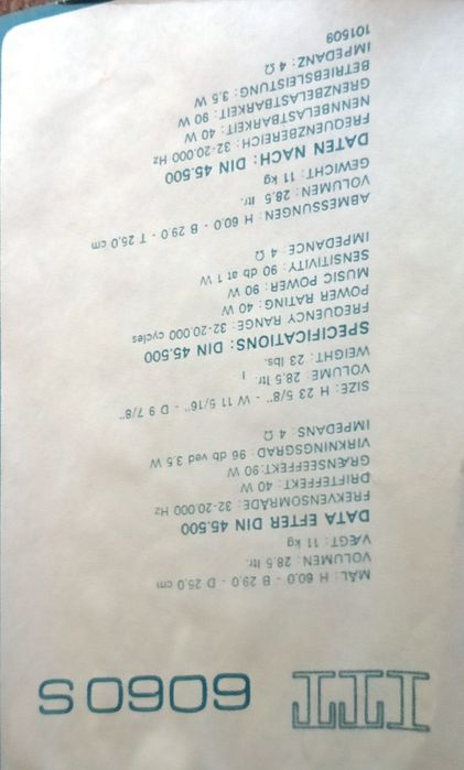 Grundig RTV 900 HIFI  plus dwa głośniki