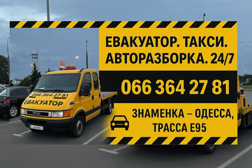 Евакуатор   Любашевка   Одесса – Траса Е95