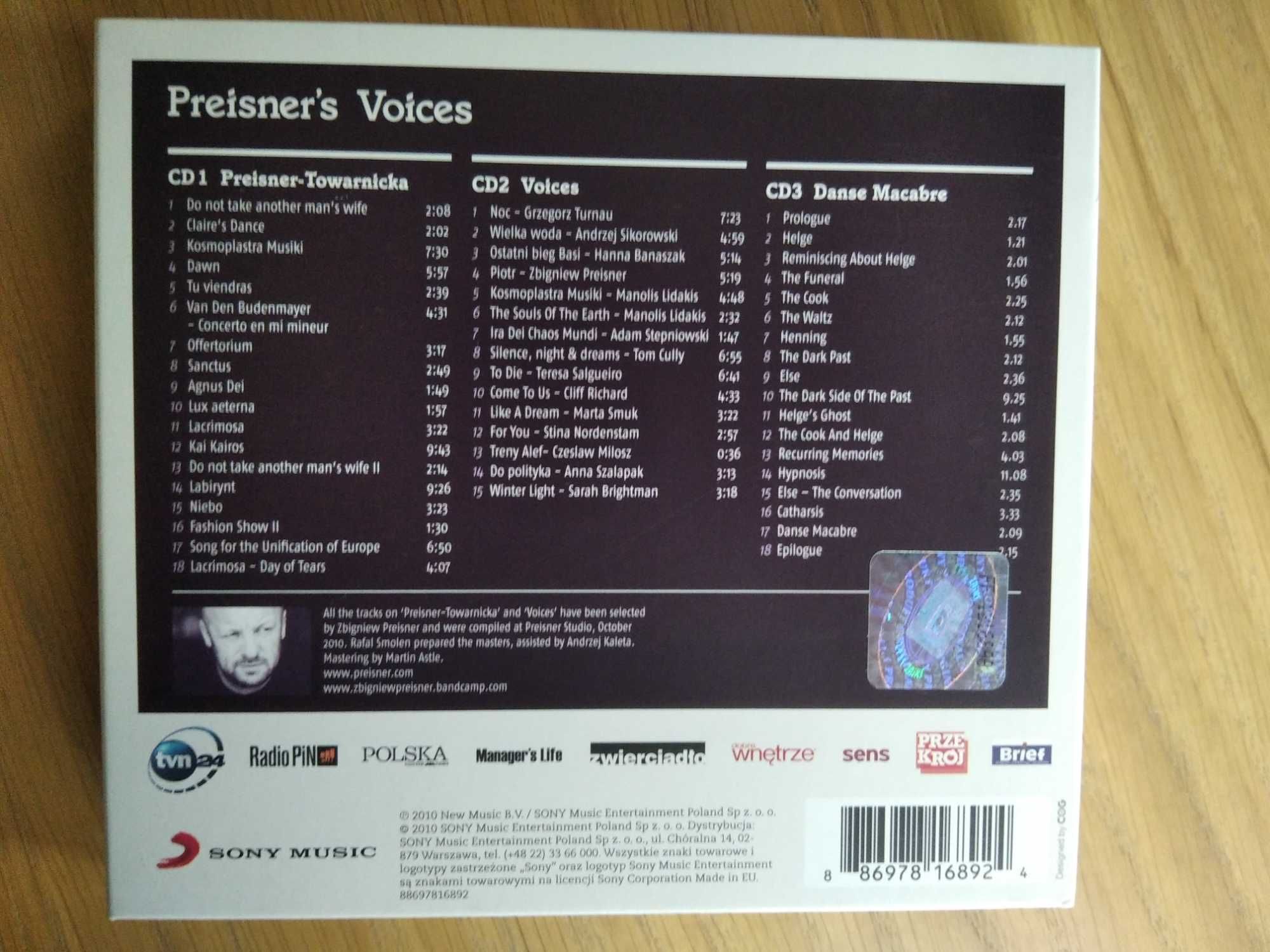PREISNER'S VOICES - 3 CD (wyd. 2010)