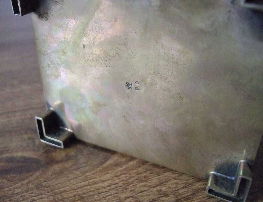 Unikatowa  szkatułka  srebrna ORNO. 382 Gr. Piękny stan.