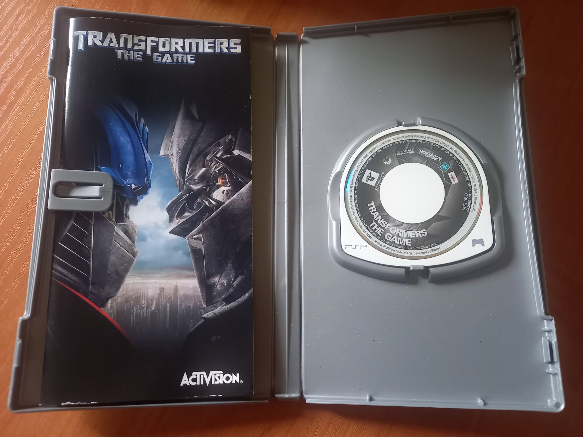 Gra Sony psp transformers the game