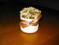 Vaso de Gesso Perfumado com Flores