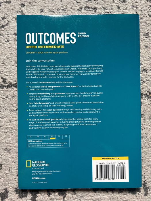 Outcomes Upper Intermediate B2 3rd Edition