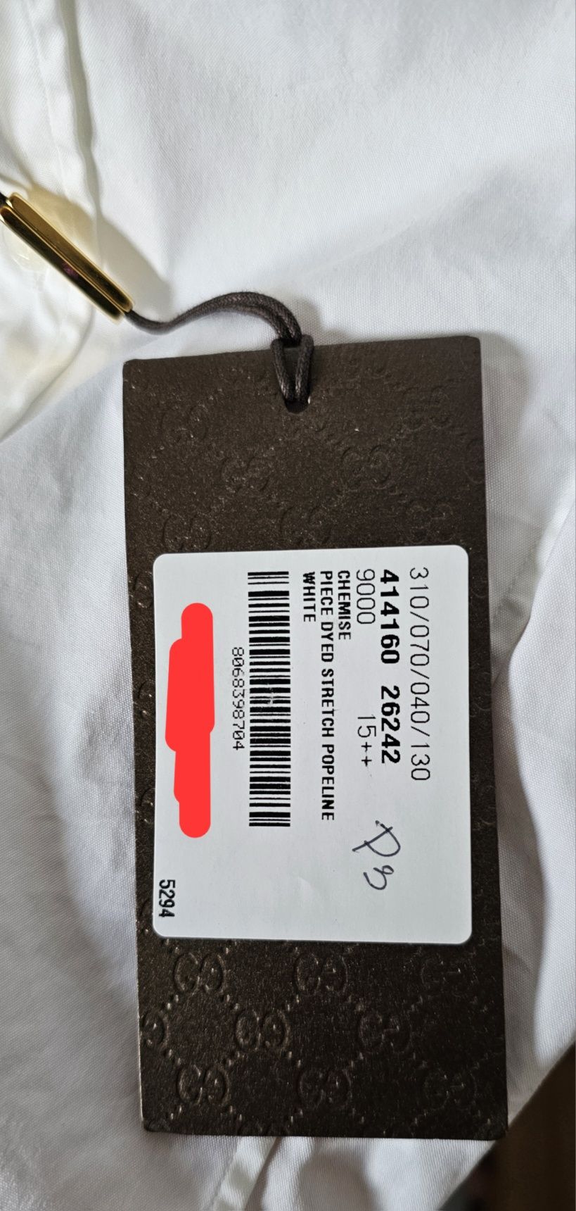 Biała koszula Gucci