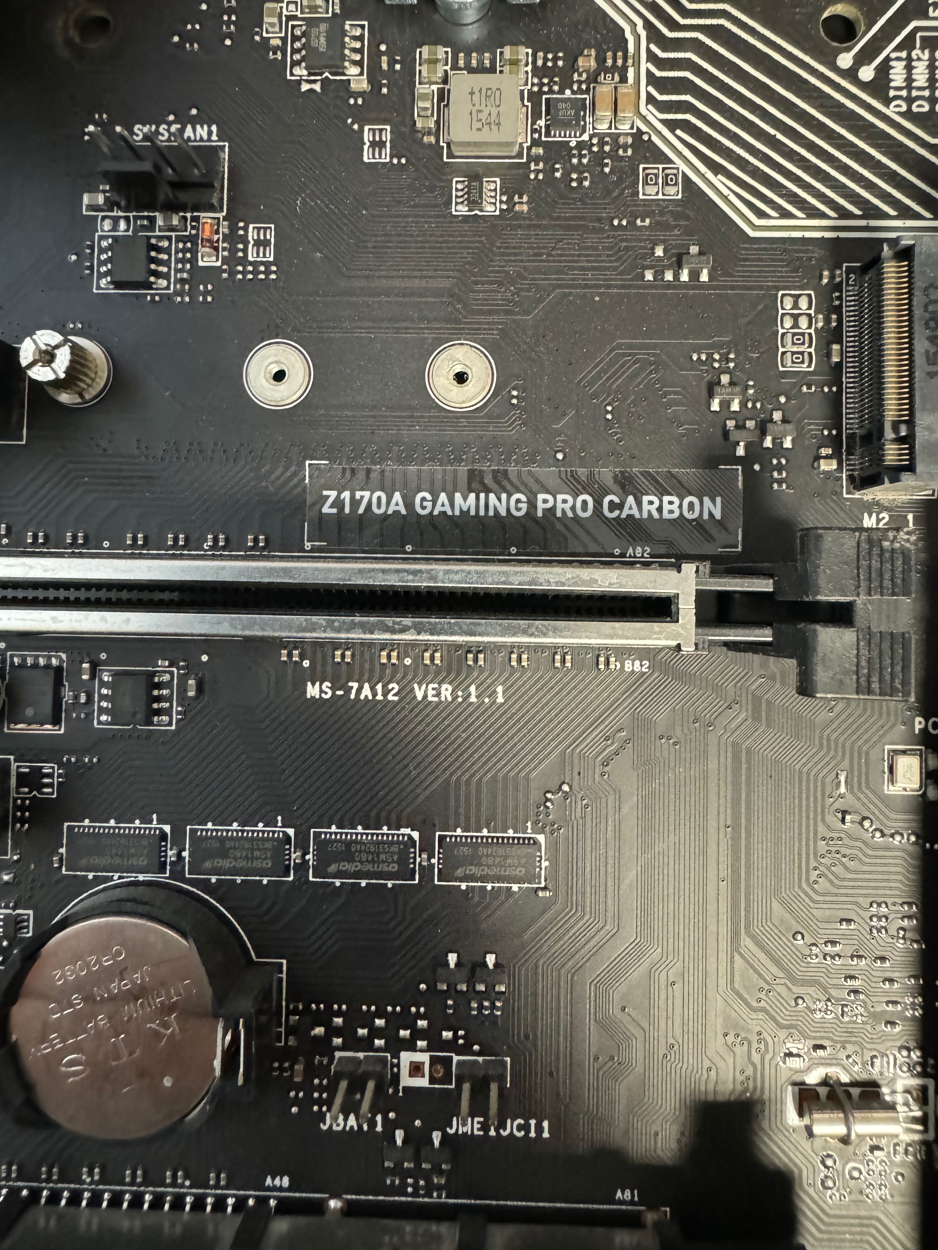 Материнская плата MSI Z170A Gaming pro Carbon s1151 ddr4 процвподарок