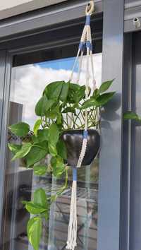 Suporte para planta em macramé