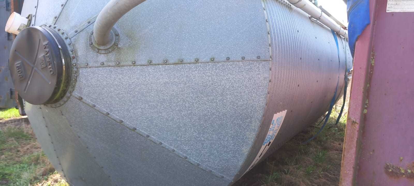 Silos lejowy paszowy zboża granulatu trociny bin podajnik żmijka