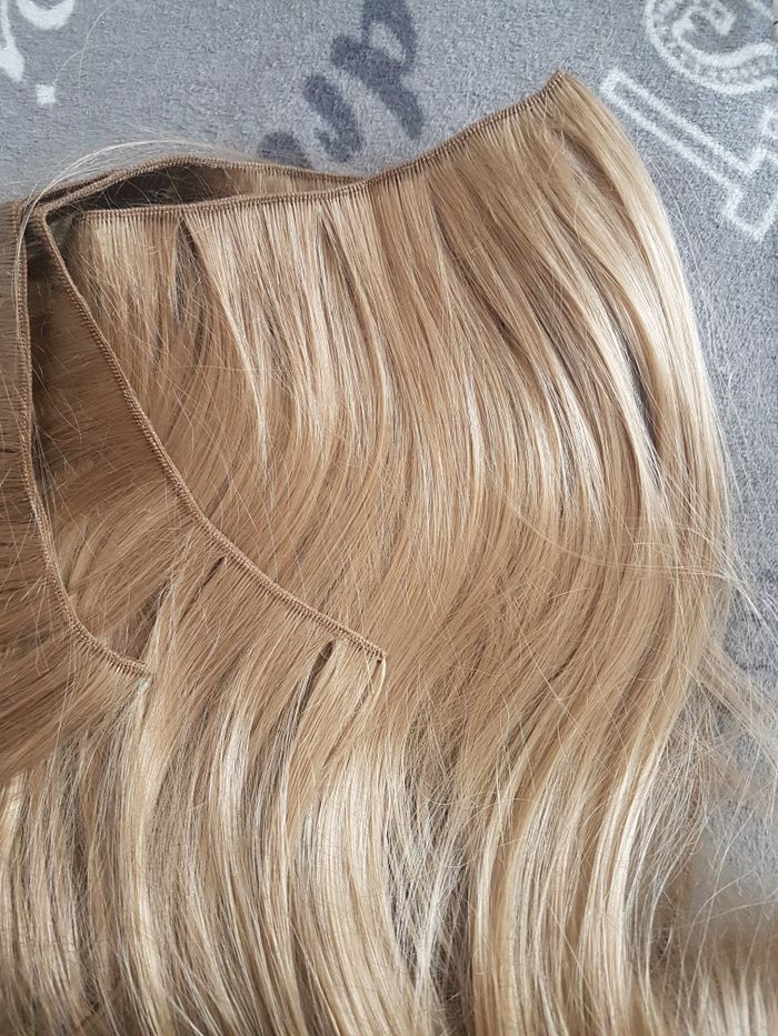 Włosy doczepiane 50cm średni jasny blond