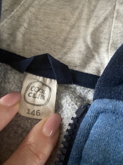 Bluza na zamek z kapturem chłopieca 146 smyk