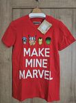 T-shirt Marvel czerwony