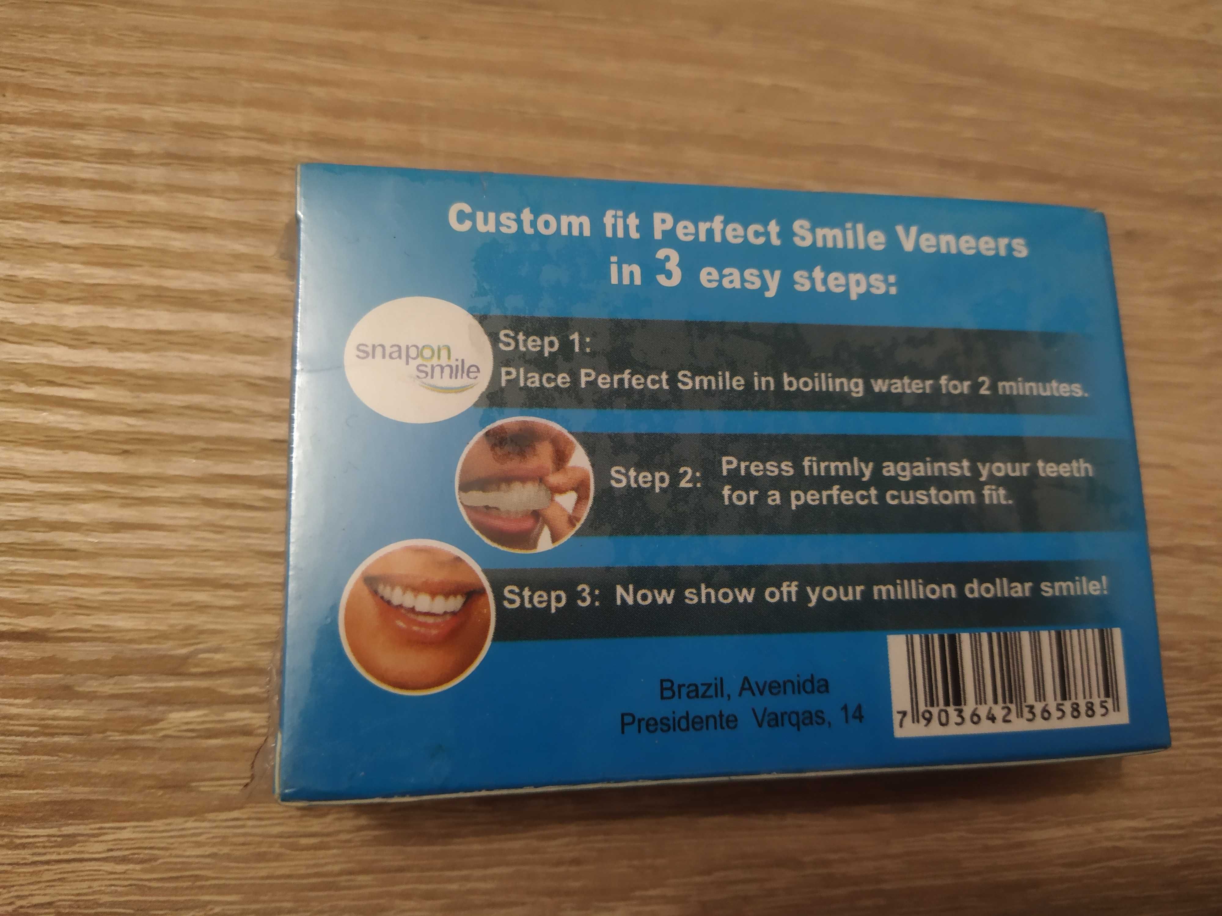 Съемные накладные виниры Perfect Smile Veneers для зубов верхние