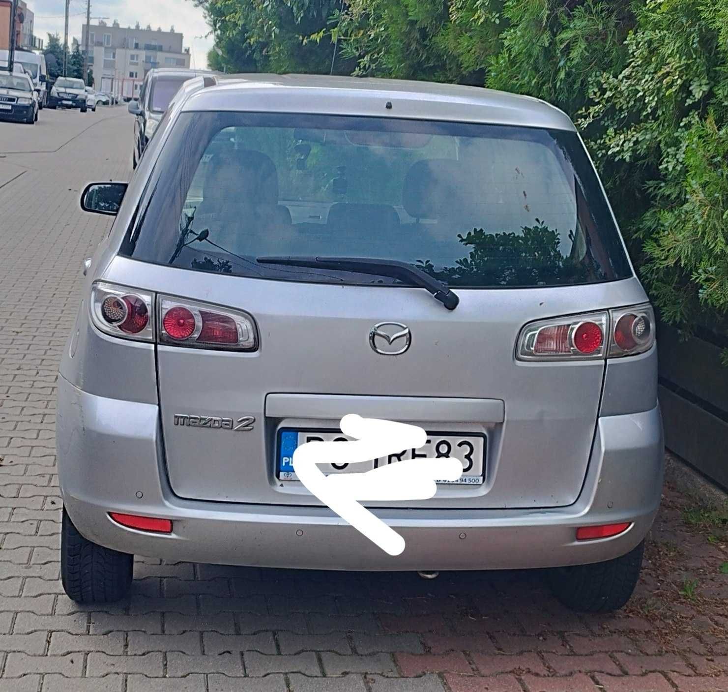 Mazda 2 po wypadku
