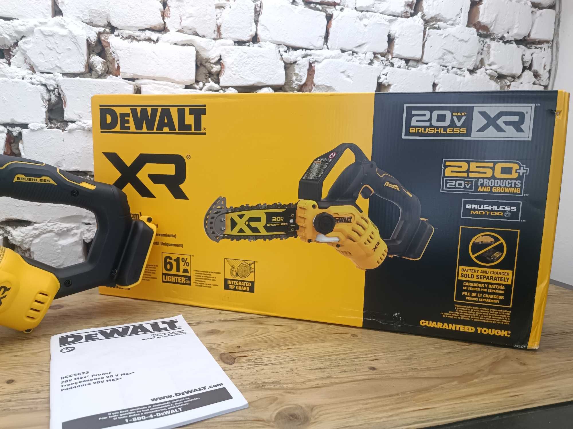 Акумуляторна ланцюгова пила DeWalt DCCS623 20V США Оригінал