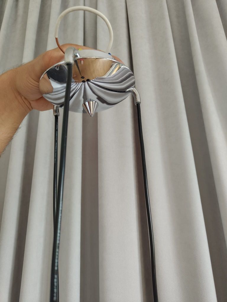 Lampa wisząca, ZUMA Line, lampa szklana, czarna, lampa do kuchni