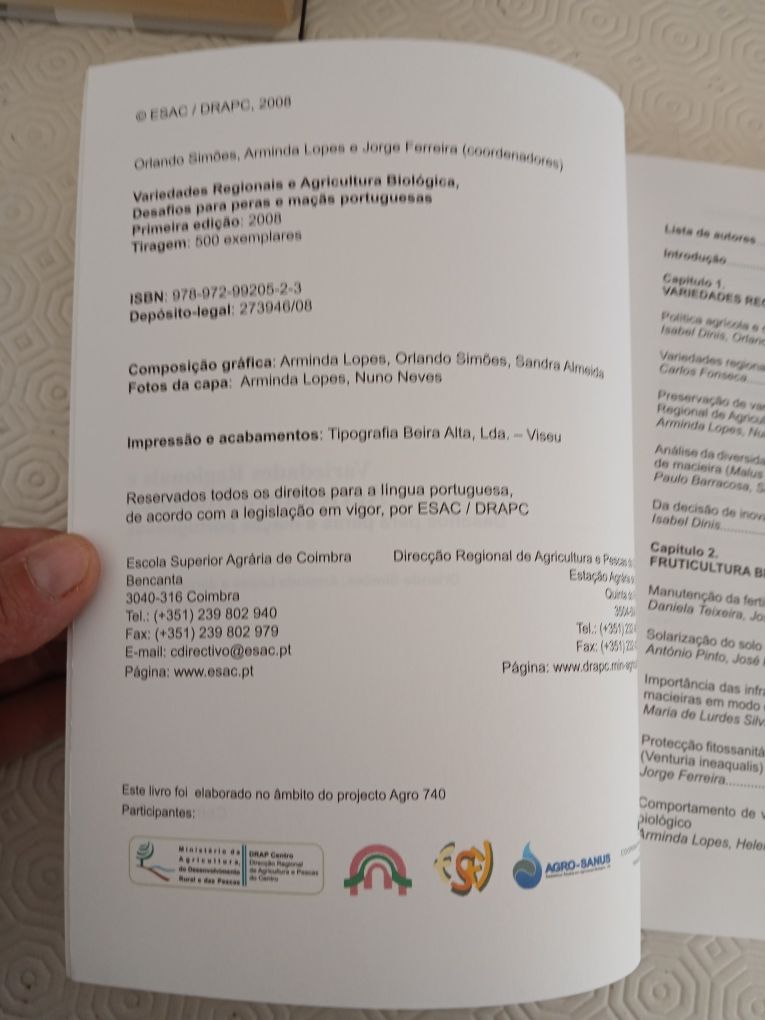 Variedades Regionais e Agricultura Biológica