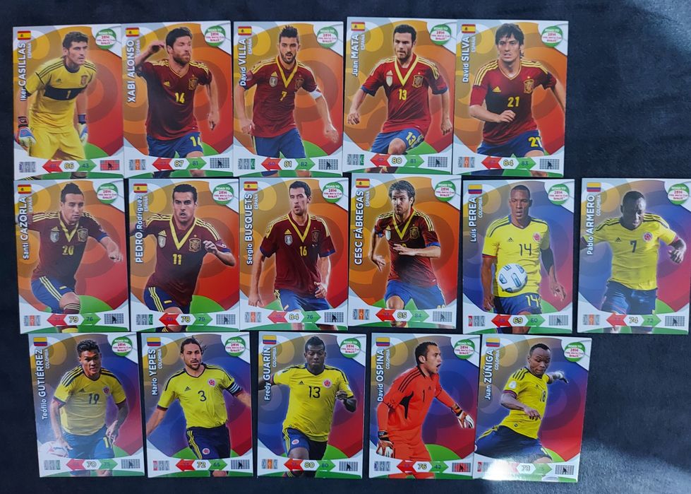 Karty Panini Road to Fifa World Cup Brazil 2014