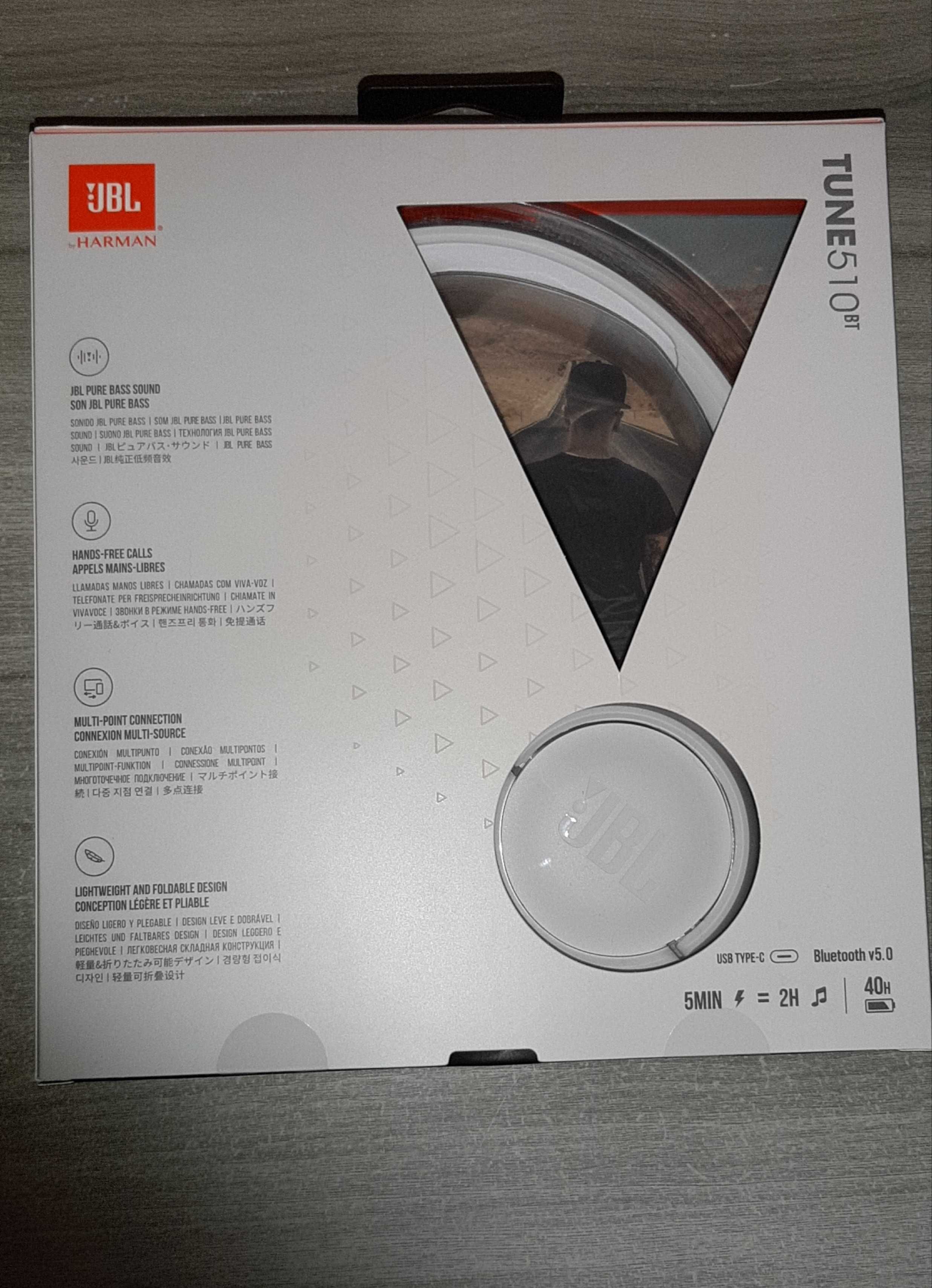 Słuchawki bezprzewodowe JBL tune 510 bt NOWE