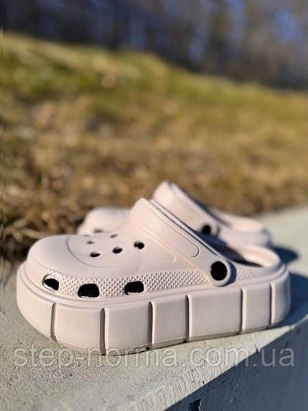 •Хіт! Жіночі крокси на високій підошві,crocs, сабо на платформі