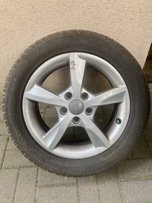 AUDI VW SEAT 16” felgi aluminiowe oryginalne + DUNLOP zimowe